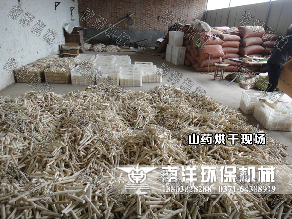山藥烘干機(jī)用戶現(xiàn)場